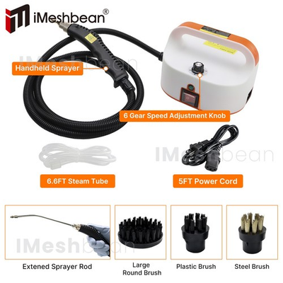 #ad #ad 2500W Tankless Pressurized Steam Cleaner Machine High Temp Kitchen Car Handheld $35.95