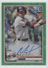 2020 Bowman Chrome Rookie Green Refractor 91/99 Mauricio Dubon #CRA-MD Auto 06sz