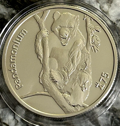 2023 Zombucks Pandamonium Currency of the Apocalypse 1 oz .999 Fine Silver Coin