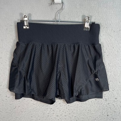 Maaji Womens Black Athletic Skirt With Built-In Shorts Size Medium