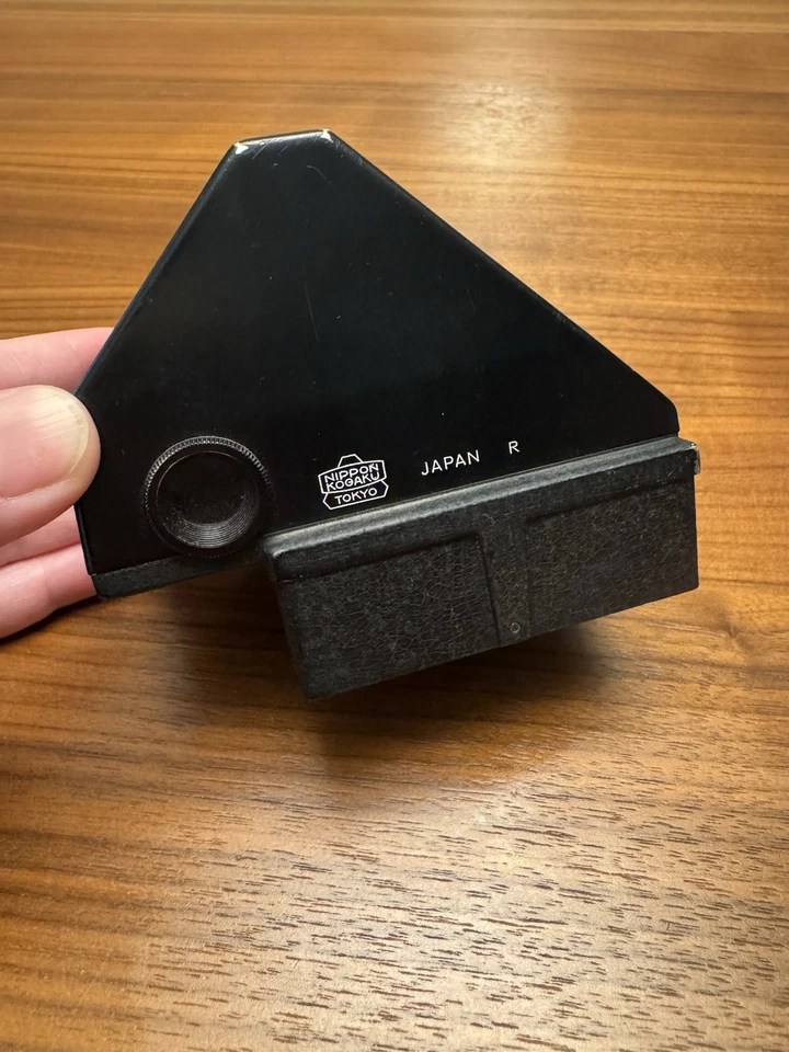Buscador de prisma vintage Nippon Kogaku Porroflex para Rollei Rolleiflex TLR con estuche Foto 2 de 4