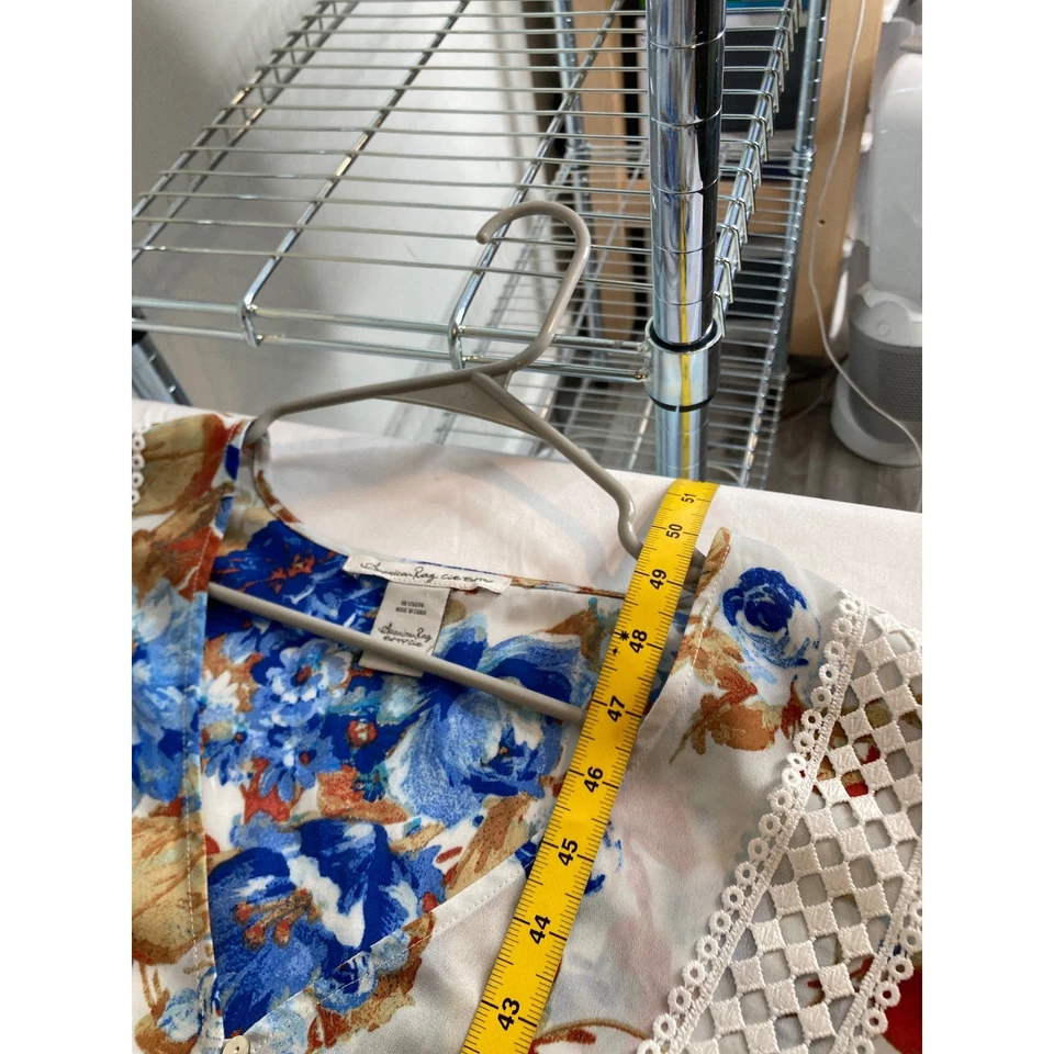 American Rag Cie Womens Maxi Dress Sz 2X Floral Print Cottagecore Prairie Flowy - Image 3 of 4