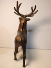 Antique Cast Iron Large 9" Reindeer Bank - Christmas Buck — photo 4