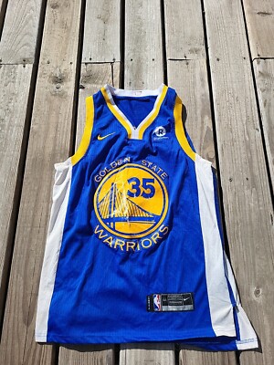 Nike Golden State Warriors Kevin Durant Sewn Blue Unisex Jersey