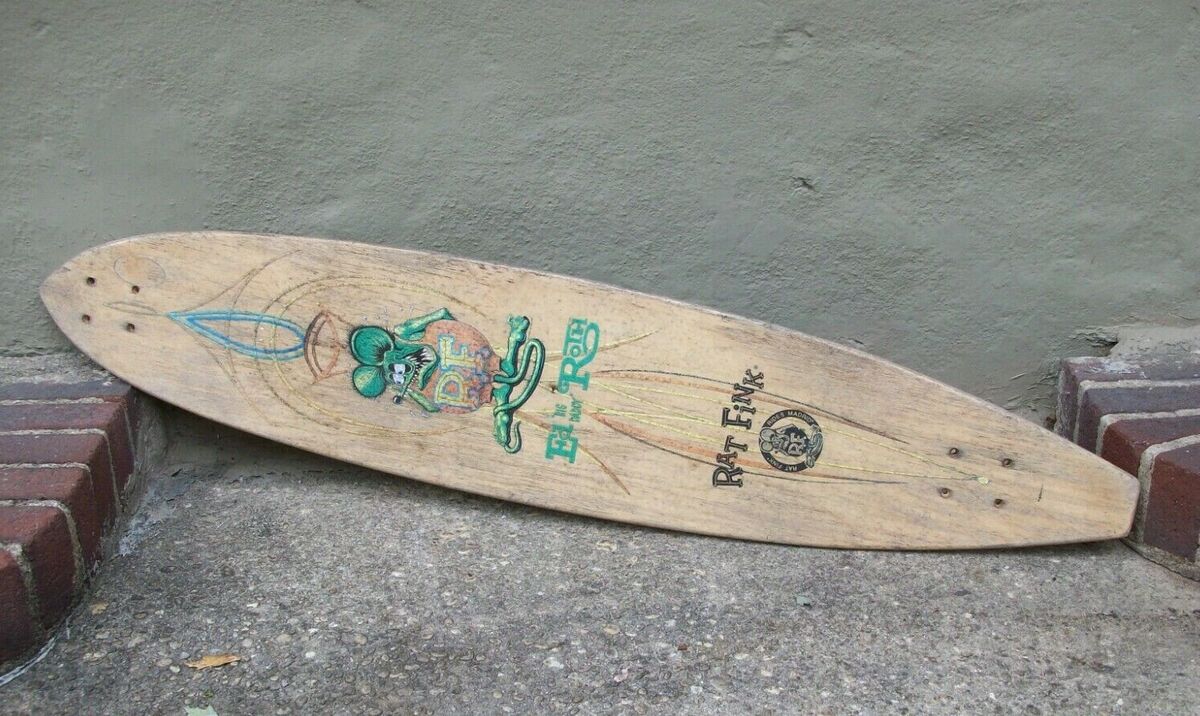Vintage Madrid Ed Roth Rat Fink Rides Wood Skateboard Deck Vintage Madrid Ed Roth Rat Fink Rides Wood Skateboard Deck