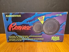 Audiovox RAMPAGE 6'' Deluxe Coaxial Stereo System CX-15 120 Watts