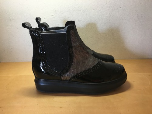 Neu - Ankle Boots Ghigo Stiefeletten - Leder - Schwarz And Grau Farbe - nº 42 - Bild 3 von 12