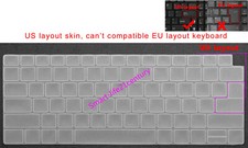 US Keyboard Skin Cover For Dell Precision 5680 5690 P123F 5470 5480 5490 P154G