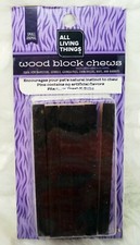 ALL LIVING THINGS Wood Block Chews For Small Animals (NEW)