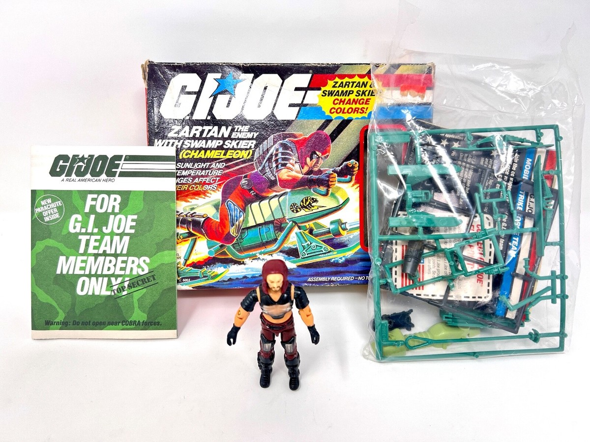 ULTRA Rare NIB NEW in Box Complete 1984 GI Joe Chameleon Swamp