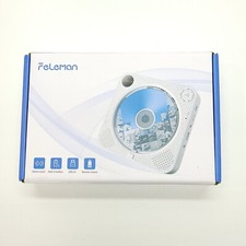 FELEMAN Portable CD Player/Speaker Bluetooth Rechargeable Wall Mount FM