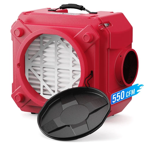ALORAIR Professional 3 Stage HEPA Air Scrubber Commercial Purifier GFCI Outlets
