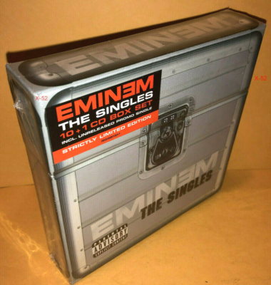 Eminem CD Hit Singles 11 disc Box Set Lose Yourself Without Me
