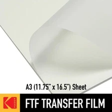 KODAK FTF (Film To Fabric) Transfer Film A3 (11.75" x 16.5") Sheets