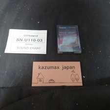 roland sn-u110-03 ethnic sound library card pcm data rom japan free shipping