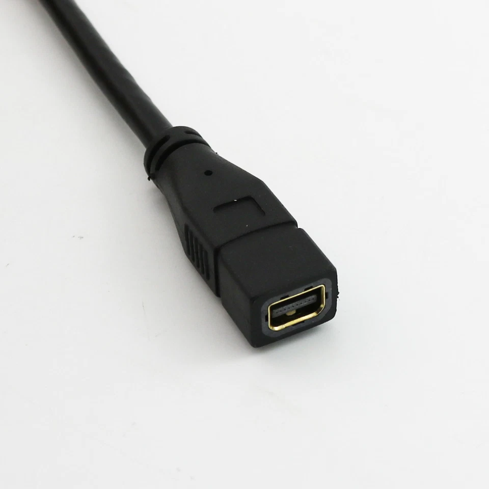 Mini DisplayPort Extension Cable Gold Plated Female to Female Display Port 30cm - Image 4 of 4