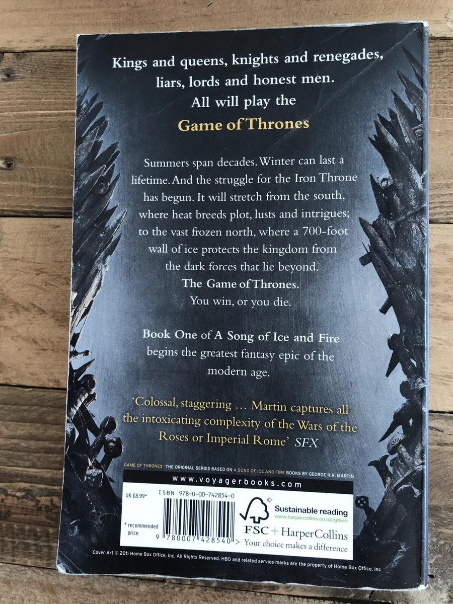 A Song of Ice and Fire (1) – A Game of Thrones: Book 1: :  Martin, George R.R.: 9780007428540: Books