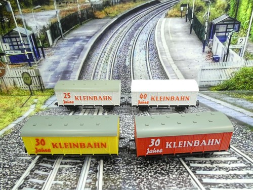 Kleinbahn 320 - H0 - ÖBB - 4tlg. Konvolut ged. Güterwagen - #5852 | Zustand: Gebraucht