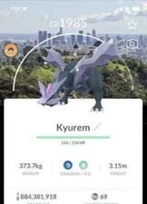 Pokémon Tra de Go -- Shiny Kyurem Background...