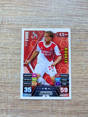 Match Attax Extra 14/15 - 520 - Bard FINNE- Rookie