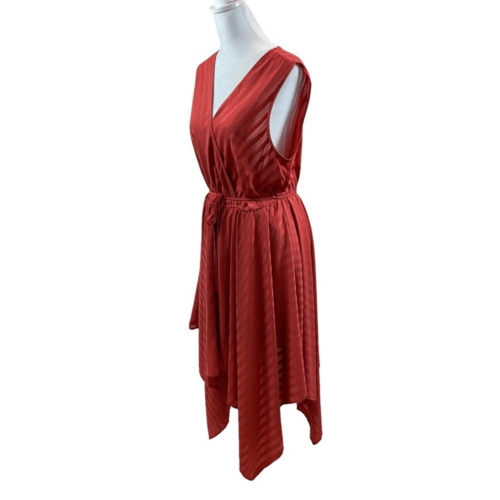 Mittoshop Coral Handkerchief Hem Sleeveless Dress 