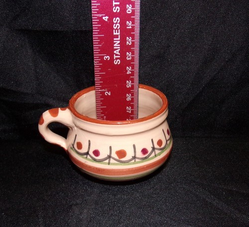 SELTENE mexikanische Keramik Becher und Teller Set Ton Handarbeit Glasur Tasse Keramik Tasse. - Bild 7 von 8