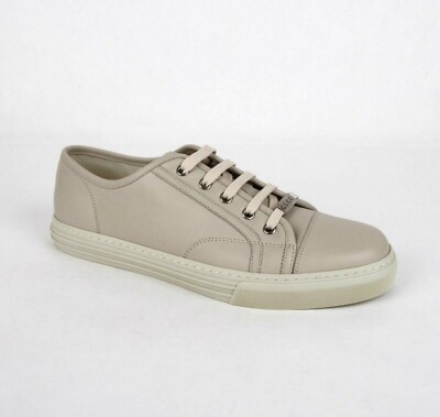 GUCCI Low Top Men Ivory Leder Sneaker UK 9 EU 43 US 9,5 #423301