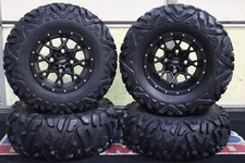HONDA RANCHER 400 25" QUADKING ATV TIRE  ITP HURRICANE WHEEL KIT SRA1CA BIGGHORN