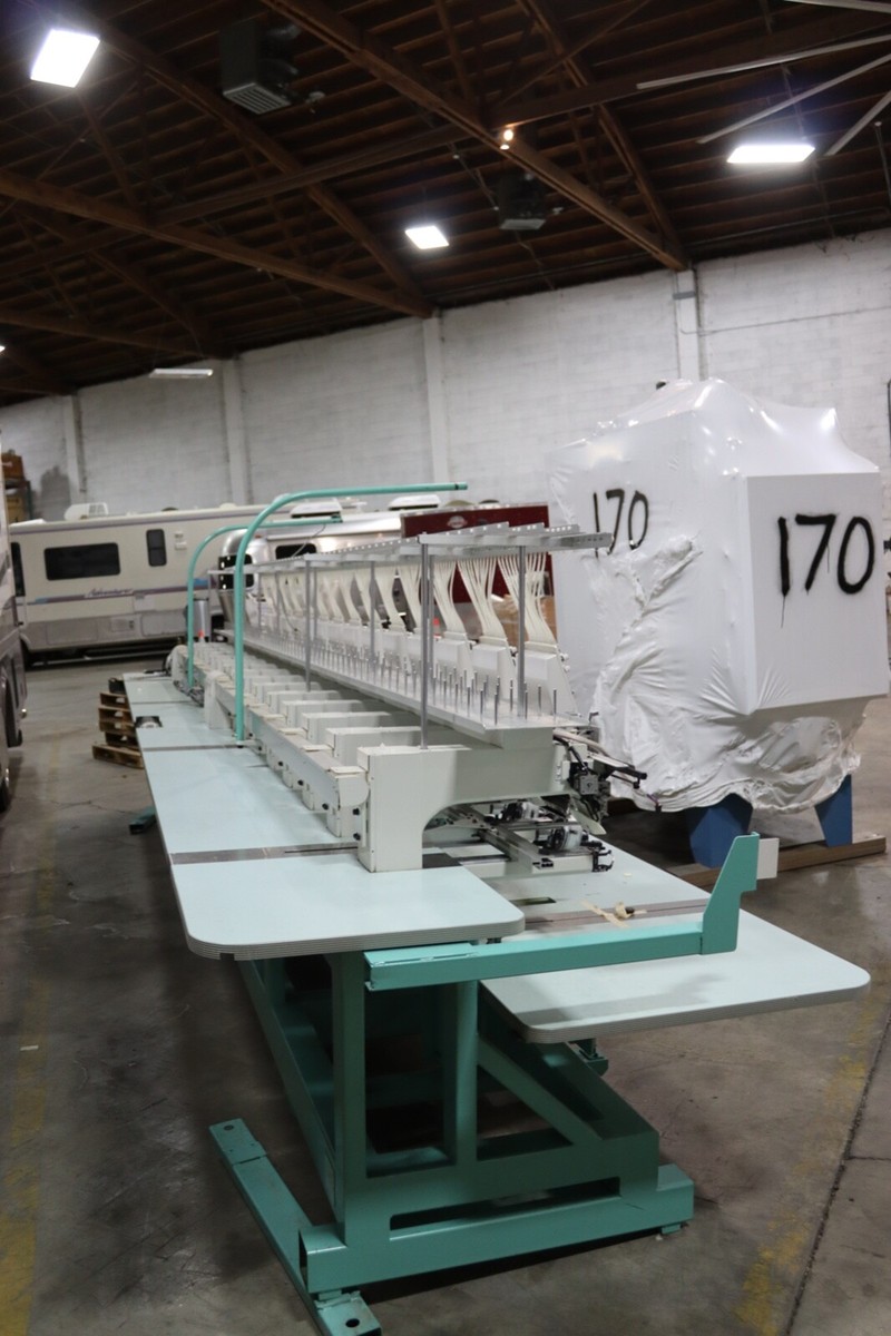 Tajima TEHX-C1215 - 15 Head Embroidery Machine | eBay Tajima TEHX-C1215 - 15 Head Embroidery Machine | eBay