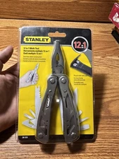 Stanley Shears 12 In 1 Multi Tool Stainless with Nylon Sheath 84-519 Black New