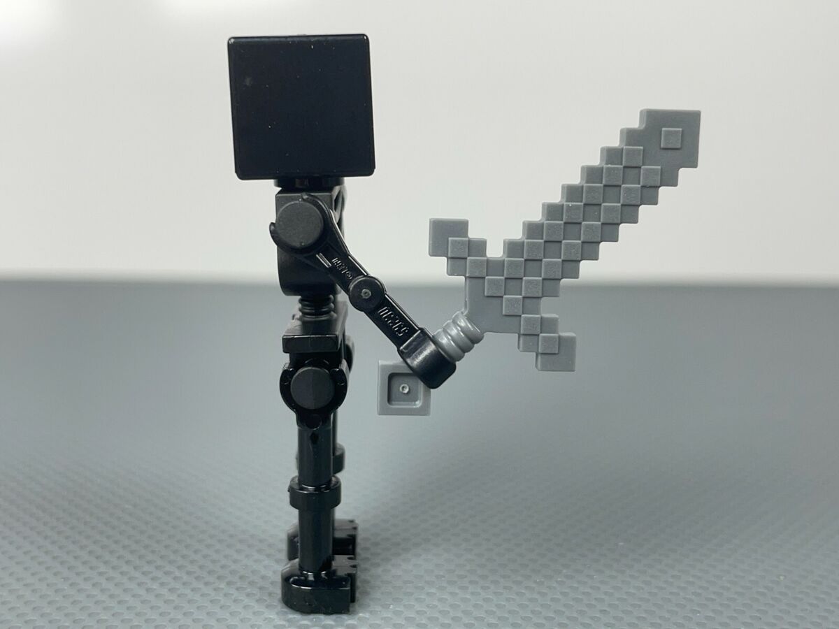 Wither Skeleton LEGO Minecraft Minifigure 21154 21126 21139 21172 Straight  Arms