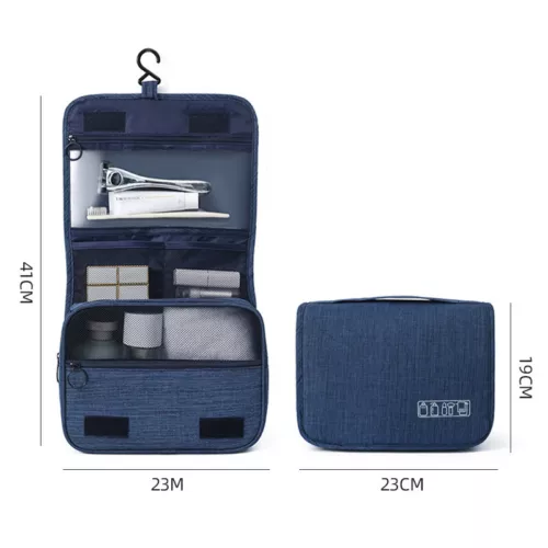 Hanging Toiletry Bag Large Travel Wash Bag for Women Mens Toiletries with Hook - Picture 15 of 15
