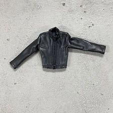 PB-ZPJK-FEM: 1/12 faux leather zipper jacket for 6" female action figure