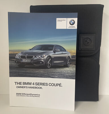 BMW 4 SERIES COUPE OWNERS PACK / HANDBOOK / MANUAL WITH WALLET 14~20 (2016) | eBay