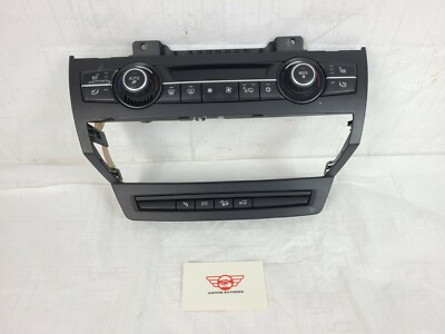 2007-2009 BMW X5 E70 Climate Control Trim Bezel W/ Multi Function Switches OEM