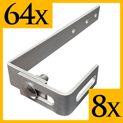 FIREND24 Dachhaken Photovoltaik Solarmodule Solarpanel PV Dachpappe Befestigung Halter