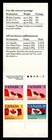 CANADA - SCOTT BK111 (1189) - VFNH - 1990 - PERF. 13½ x 14 - FLAGS - 1990