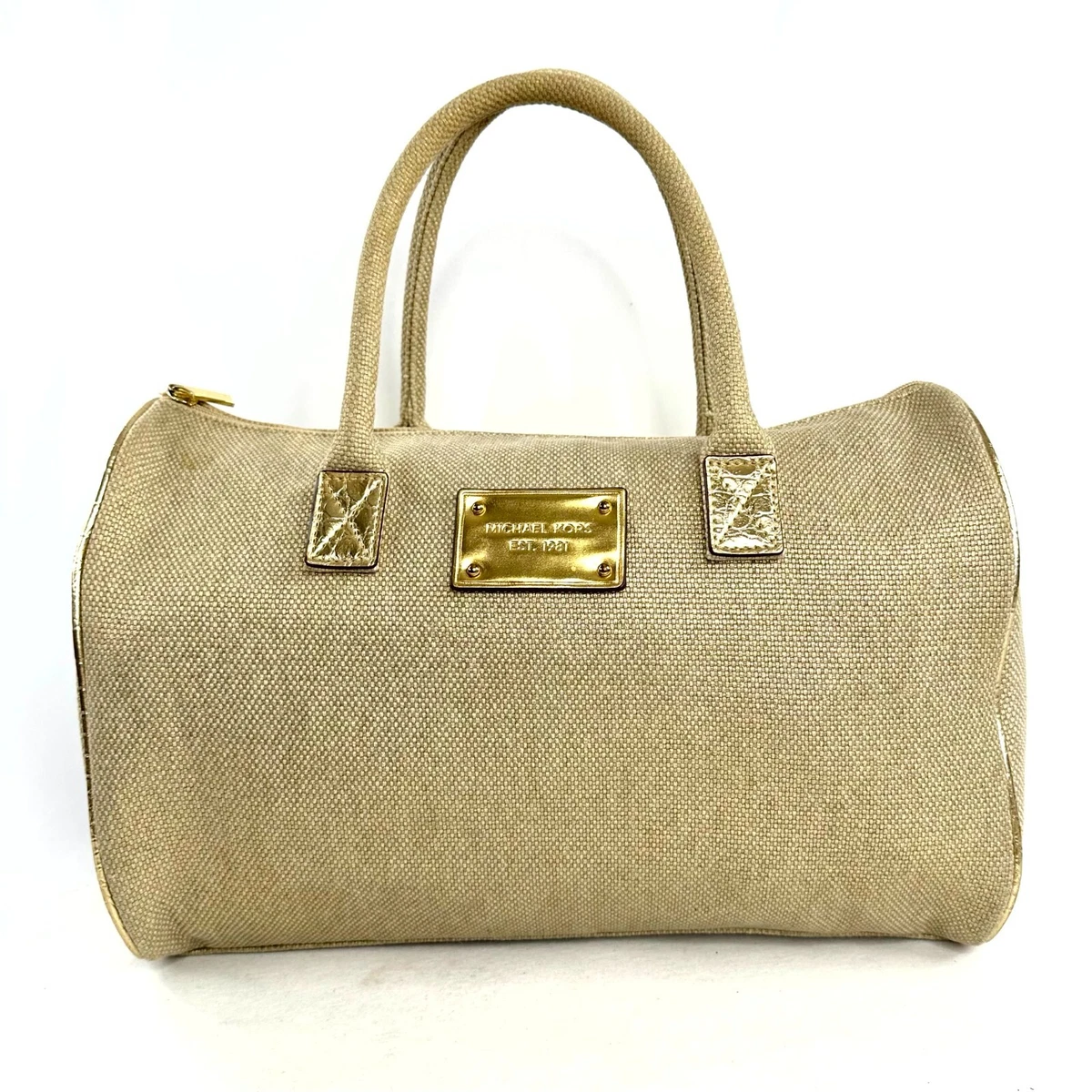 Metallic gold clearance michael kors purse