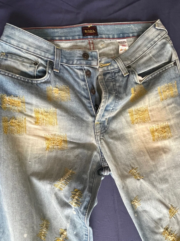 Jeans Von Dutch Vintage 100% Originali USA Taglia 30 Uomo Usati - Imagen 4 de 4