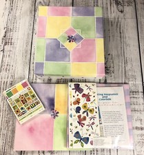 Kathy Davis WATERCOLORS Craft Scrapbook Photo Album Organizer Box Stickers NEW