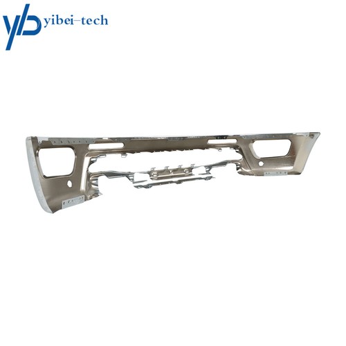 Chrome Front Bumper For 2019-2023 Ford Ranger With Sensor Holes LB3Z17757A - Picture 8 of 11