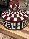 Vintage Pizza Hut Table Shade , Tiffany Style Light, Stained Glass