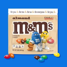 M&M's Almond Milk Chocolate Candy Family Size - 15 oz bag...