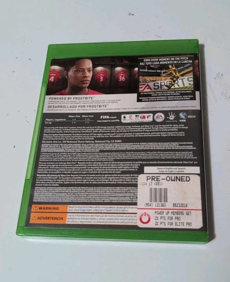 FIFA 17 Xbox One - Microsoft EA Sports Clean Disc Free Shipping - Image 2 of 4