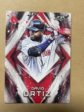David Ortiz ~ 2017 Topps Fire  #17  Boston Red Sox