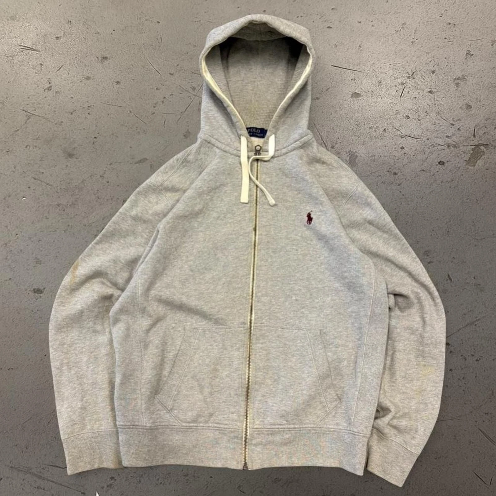 Vintage Mens Polo Ralph Lauren Zip Up Hoodie SZ L