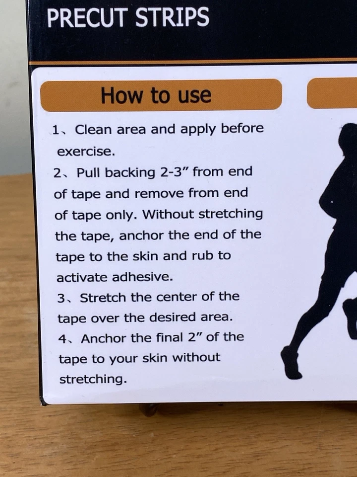 4 Roll Kinesiology Tape Athletic Muscle Support Sport Elastic Physio Therapeutic - Image 4 of 4