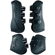 4 Pieces Tendon Boots Shielding Leg Guards Ve...