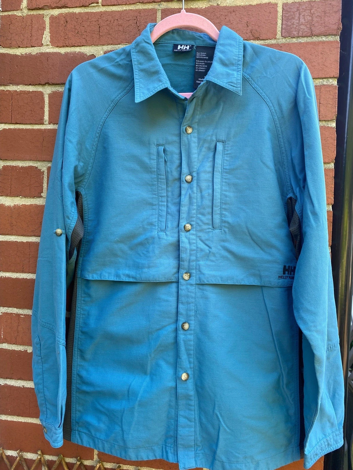 HELLY HANSON trekking outdoor hiking Shirt medium