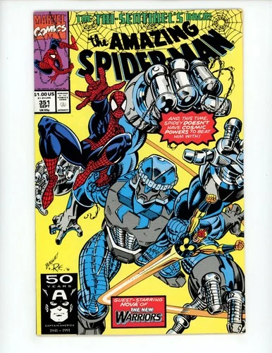 Amazing Spider-Man #351 1991 Marvel Comics VF+ Comic Book Direct